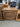 94964 Vintage Wooden Cabinet with Brass Handle