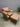 59932 Vintage Brown Leather Armchair with Ottoman