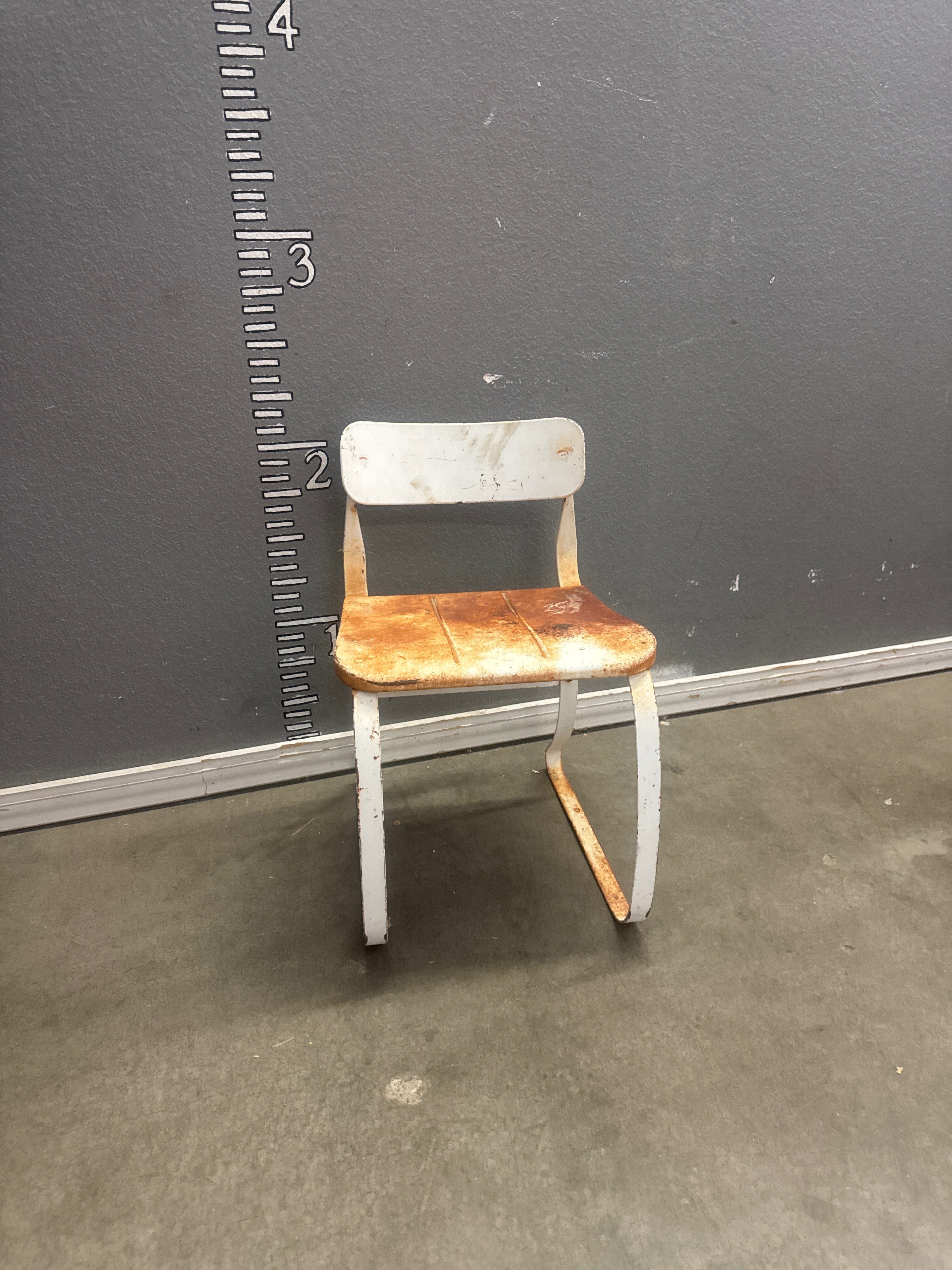 00029 Vintage Industrial Metal Chair – HabiStore