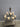 60700 Elegant Bronze Chandelier with Frosted Glass Shades