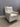 17455 Striped Upholstered Armchair