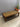74960 Vintage Wood and Glass Coffee Table