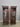 64124 Antique Cherry Wood Display Cabinets