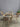 10407 Outdoor Wicker Patio Dining Set with Glass Table Top