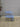 05117 Vintage Two-Tier Blue Metal Bar Cart