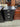 06591 Black Wooden File Cabinet with Drawers