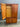 55165 Vintage Wood Corner Cabinet