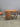 56639 Vintage Wooden Writing Desk with Brass Handles