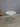 28661 Vintage Round Patio Table with Glass Top