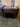 42836 Vintage Dark Wood End Table with Drawer