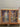 18039 Rustic Glass-Front Wooden Cabinet