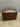28115 Vintage Brown Metal Trunk