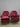 80526 Vintage Burgundy Velvet Armchairs