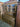69266 Vintage Oak China Cabinet with Glass Doors