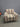 86591 Vintage Striped Armchair