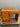 91522 Vintage Wooden Desk with Brass Handles
