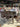 11698 Dark Wood Dining Table with Chairs