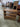 14866 Vintage Oak Media Console Cart
