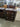 56927 Vintage Dark Wood 3-Drawer Nightstand