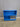 56844 Vintage Blue Wooden Organizer Shelf