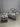 87643 Abstract Pattern Armchair and Ottoman Set