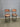 70952 Vintage-Style Brown Bar Stools with Metal Frame