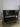 01939 Two-Tier Black Wine Cabinet with Glass Doors