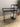 89353 Modern Black Metal Computer Desk with Shelves