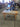 93384 Contemporary Wood and Faux Leather Bench