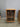 22030 Vintage Wooden Glass Door Cabinet