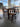 00955 Contemporary Wooden Dining Set with Ladder-Back Chairs