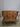 74826 Vintage Wooden Cabinet with Ornate Metal Handles