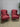 93582 Classic Burgundy Wingback Armchairs Set
