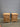 62409 Natural Wood Nightstand Set with Black Hardware