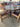 62625 Rustic Round Dining Table with Four Chairs