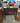 17001 Vintage Wooden Console Table with Drawers