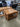 95122 Vintage Oak End Table with Shelf