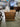 23733 Vintage Wooden Nightstand with Two Drawers