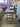 17881 Vintage Patterned Metal Frame Ottoman