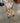 10492 Vintage Wooden Chair with Patterned Upholstery