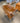 81958 Vintage Wooden Drop-Leaf Rolling Cart