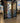 18722 Vintage Asian-Inspired Folding Screen with Bird and Floral Motif