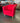 68700 Modern Red Upholstered Armchair