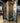 18722 Vintage Asian-Inspired Folding Screen with Bird and Floral Motif