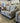 10866 Gray Tufted Fabric Loveseat