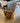 01190 Vintage Wooden Rocking Chair with Cushions