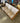35065 Vintage Rattan Sofa with Beige Cushions