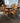 27375 Rustic Wooden Dining Set with Four Chairs