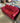 78212 Plush Red Microfiber Sofa