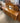 07357 Vintage Oak Wood Cabinet with Brass Handles